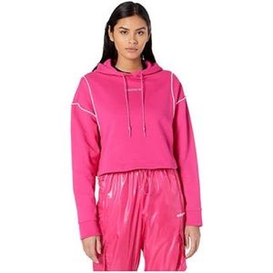 Adidas Cropped Hoodie Sweatshirt